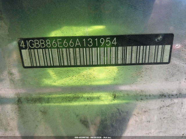 Aukcja sprzedaży 2006 Mercedes-benz Ml 350 4matic, vin: 4JGBB86E66A131954, numer aukcji: 45399788
