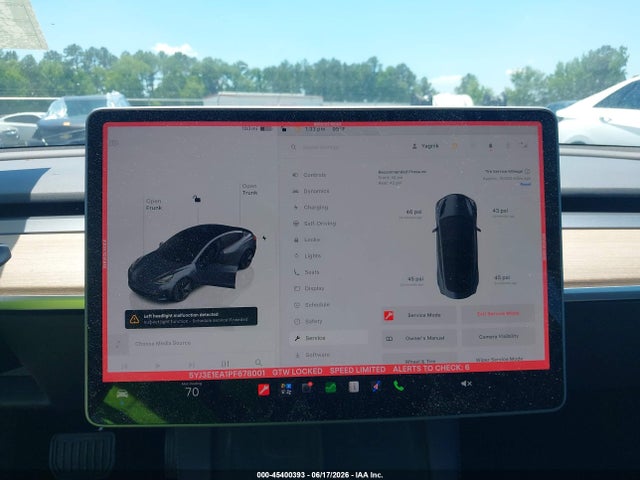 Auction sale of the 2023 Tesla Model 3 Rear-wheel Drive, vin: 5YJ3E1EA1PF678001, lot number: 45400393