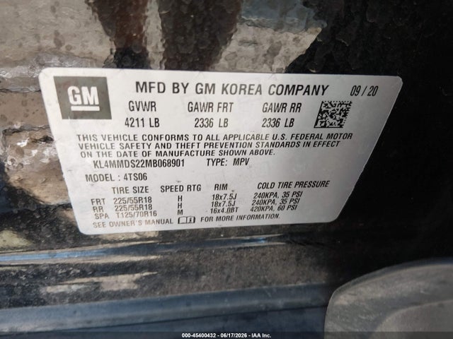 Buick Encore Gx Fwd Select 2021 KL4MMDS22MB068901 Image 9