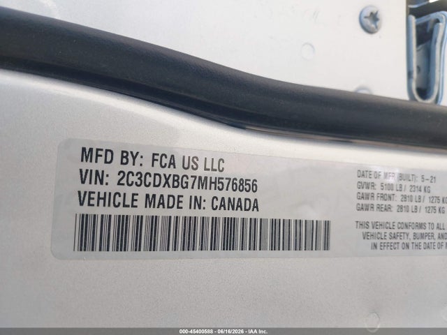 Dodge Charger Sxt Rwd 2021 2C3CDXBG7MH576856 Image 9
