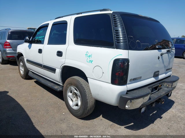 2005 Chevrolet Tahoe Ls მანქანა იყიდება აუქციონზე, vin: 1GNEC13V45J243281, აუქციონის ნომერი: 45400591