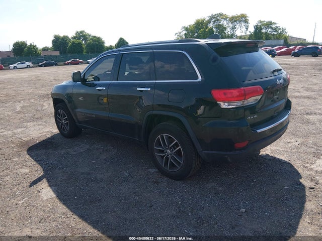 Продаж на аукціоні авто 2018 Jeep Grand Cherokee Limited 4x4, vin: 1C4RJFBG1JC252180, номер лоту: 45400632