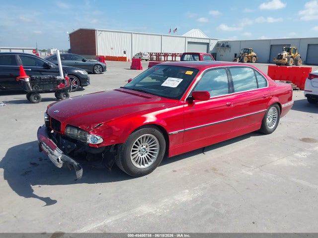 45400758 :رقم المزاد ، WBAGJ03461DD74780 vin ، 2001 Bmw 750il مزاد بيع