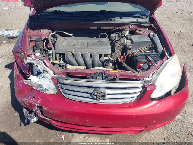 2004 Toyota Corolla Le მანქანა იყიდება აუქციონზე, vin: 1NXBR38E44Z222888, აუქციონის ნომერი: 45400879