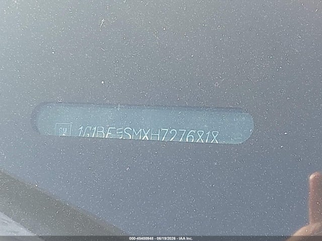 Chevrolet Cruze Lt Auto 2017 1G1BE5SMXH7276818 Image 9