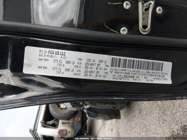 2019 Jeep Cherokee Latitude Fwd მანქანა იყიდება აუქციონზე, vin: 1C4PJLCB8KD450596, აუქციონის ნომერი: 45400982