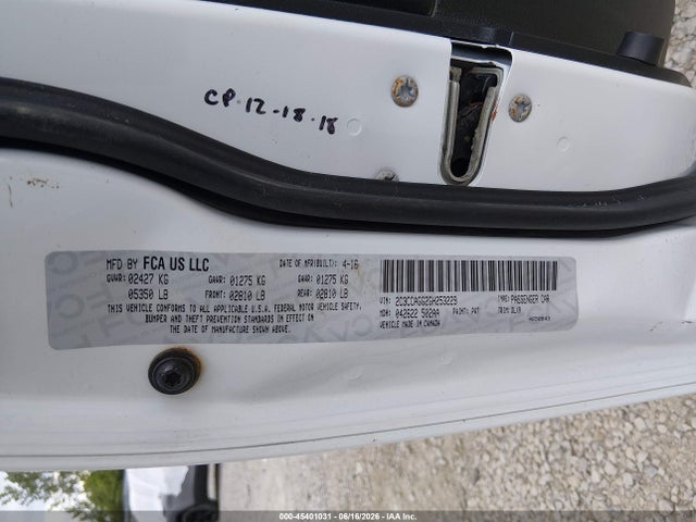 2016 Chrysler 300 300s მანქანა იყიდება აუქციონზე, vin: 2C3CCAGG2GH253229, აუქციონის ნომერი: 45401031