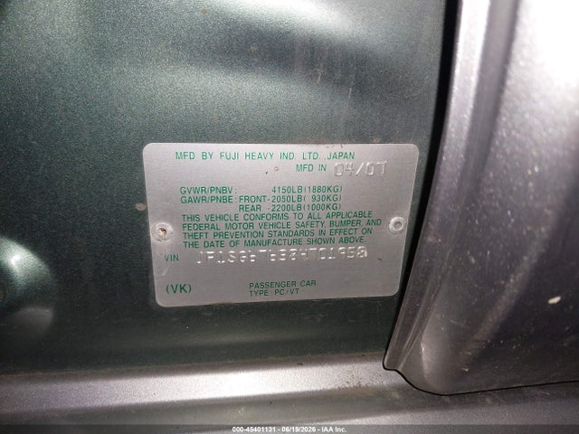 2008 Subaru Forester 2.5x L.l. Bean Edition მანქანა იყიდება აუქციონზე, vin: JF1SG67638H701958, აუქციონის ნომერი: 45401131