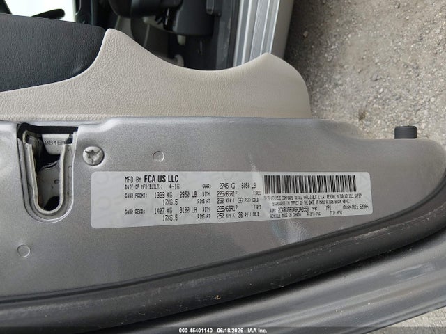 Dodge Grand Caravan Se Plus 2016 2C4RDGBG4GR349550 Image 9
