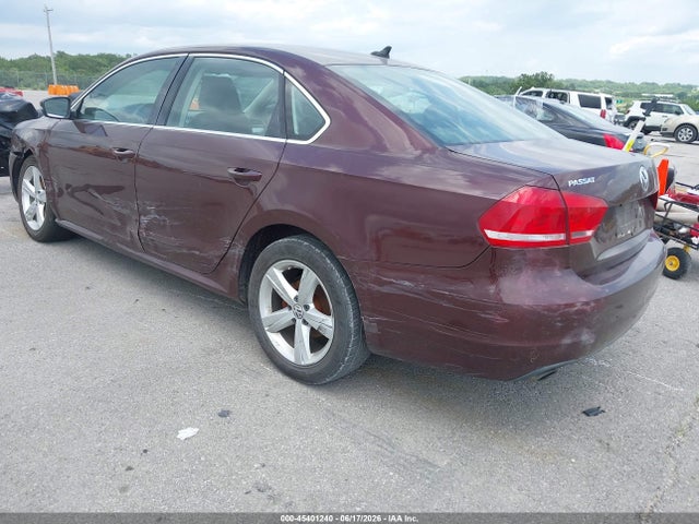 Продаж на аукціоні авто 2013 Volkswagen Passat 2.5l Se, vin: 1VWBP7A38DC095009, номер лоту: 45401240