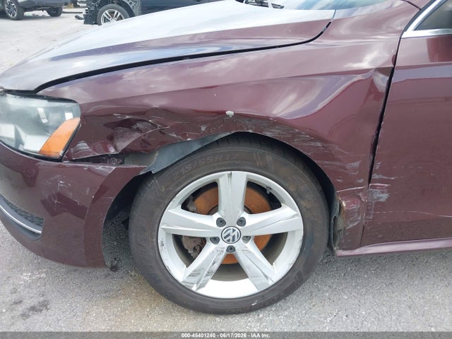 Продаж на аукціоні авто 2013 Volkswagen Passat 2.5l Se, vin: 1VWBP7A38DC095009, номер лоту: 45401240