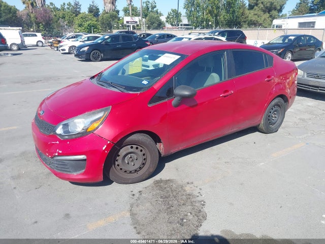 KIA RIO LX 2014 KNADM4A31E6332584 Image 2