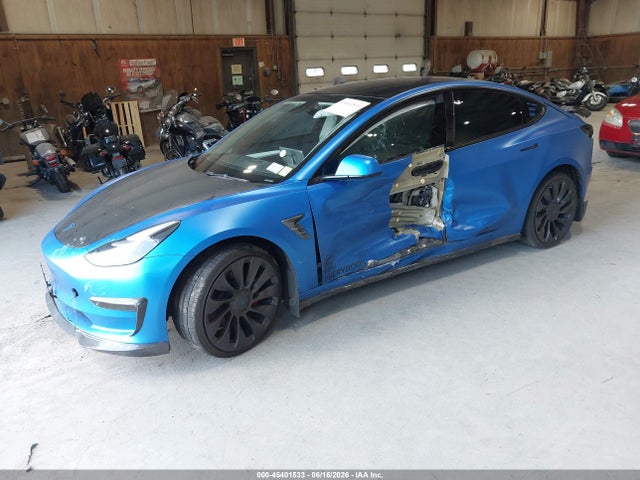 45401533 :رقم المزاد ، 5YJ3E1EC8NF270206 vin ، 2022 Tesla Model 3 Performance Dual Motor All-wheel Drive مزاد بيع
