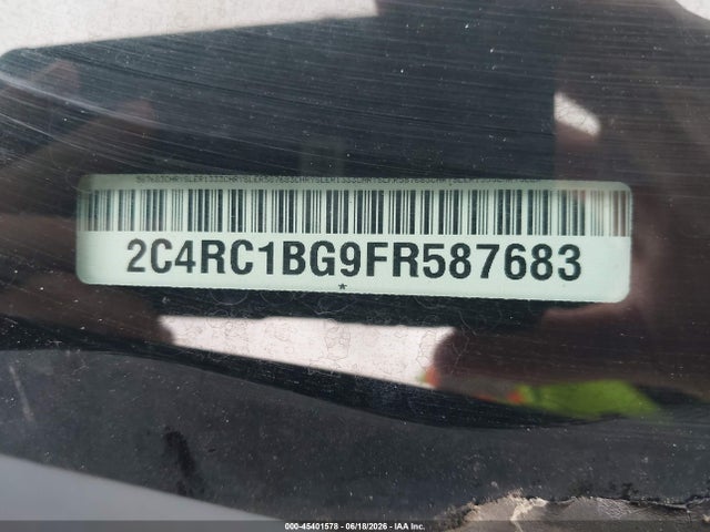 45401578 :رقم المزاد ، 2C4RC1BG9FR587683 vin ، 2015 Chrysler Town & Country Touring مزاد بيع