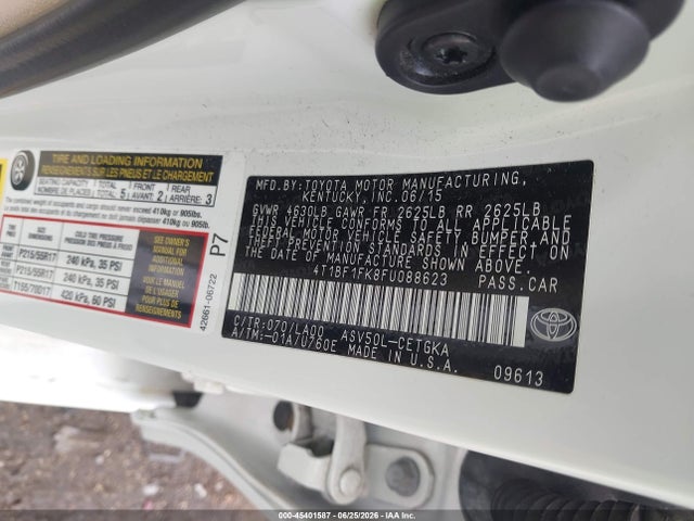 Продаж на аукціоні авто 2015 Toyota Camry Xle, vin: 4T1BF1FK8FU088623, номер лоту: 45401587
