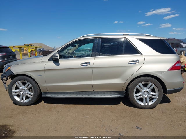 45401588 :رقم المزاد ، 4JGDA2EB3CA080070 vin ، 2012 Mercedes-benz Ml 350 Bluetec 4matic مزاد بيع