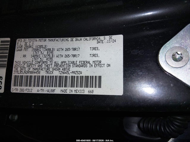 Toyota Tacoma Trd Off Road 2024 3TMLB5JN2RM084458 Image 9
