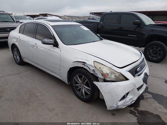 2012 Infiniti G37 Journey მანქანა იყიდება აუქციონზე, vin: JN1CV6AP8CM622827, აუქციონის ნომერი: 45402010