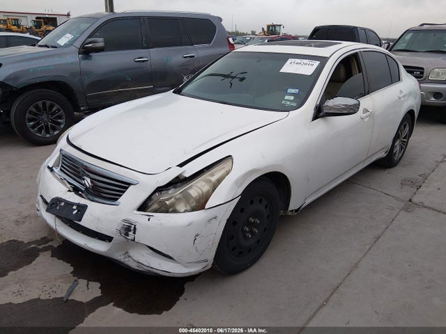 2012 Infiniti G37 Journey მანქანა იყიდება აუქციონზე, vin: JN1CV6AP8CM622827, აუქციონის ნომერი: 45402010