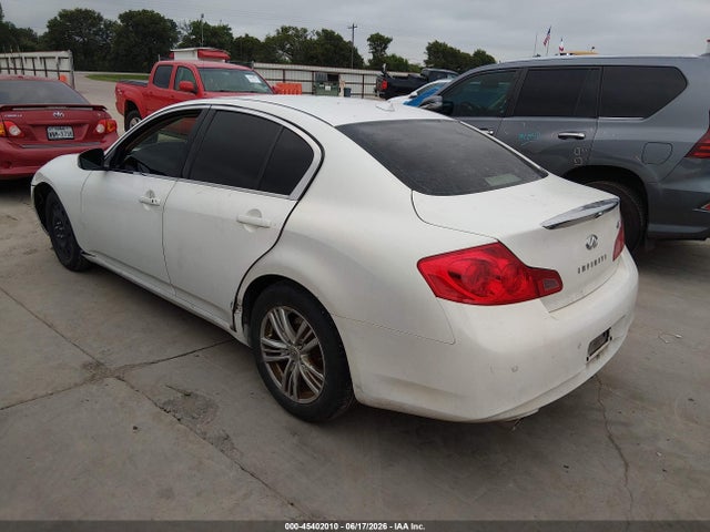 2012 Infiniti G37 Journey მანქანა იყიდება აუქციონზე, vin: JN1CV6AP8CM622827, აუქციონის ნომერი: 45402010