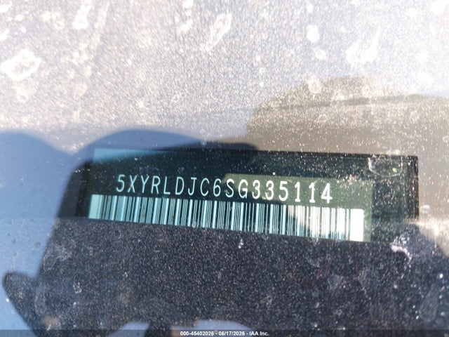 Aukcja sprzedaży 2025 Kia Sorento S, vin: 5XYRLDJC6SG335114, numer aukcji: 45402026
