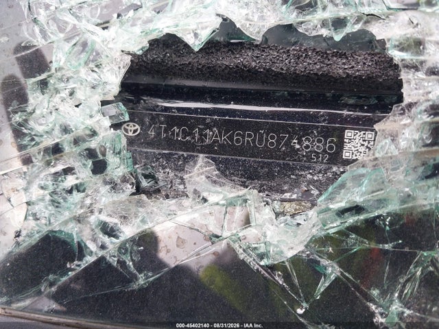 2024 Toyota Camry Le მანქანა იყიდება აუქციონზე, vin: 4T1C11AK6RU874886, აუქციონის ნომერი: 45402140
