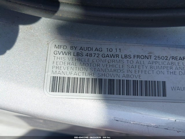 Aukcja sprzedaży 2012 Audi A6 2.0t Premium, vin: WAUDFAFC7CN072065, numer aukcji: 45402265