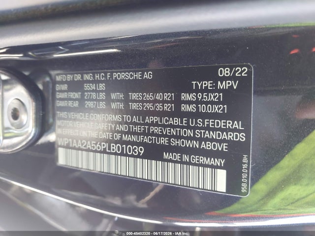 Porsche Macan T 2023 WP1AA2A56PLB01039 Image 9