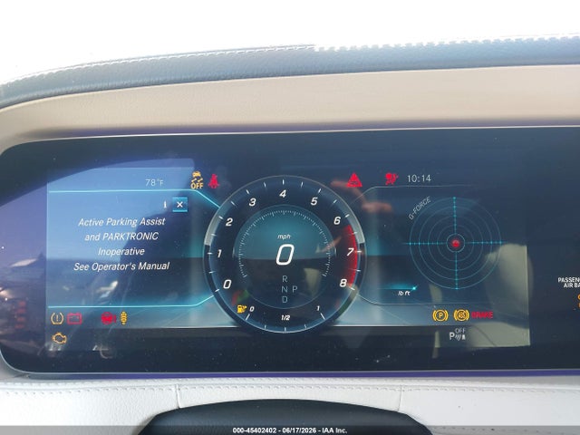 Aukcja sprzedaży 2019 Mercedes-benz S 450, vin: WDDUG6GB8KA493758, numer aukcji: 45402402