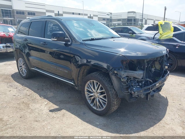 45402445 :رقم المزاد ، 1C4RJFJG1HC772651 vin ، 2017 Jeep Grand Cherokee Summit 4x4 مزاد بيع