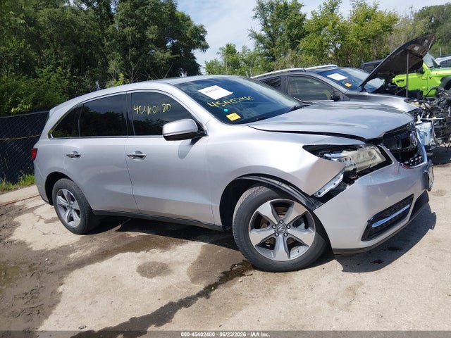 2014 Acura Mdx მანქანა იყიდება აუქციონზე, vin: 5FRYD4H27EB031211, აუქციონის ნომერი: 45402480