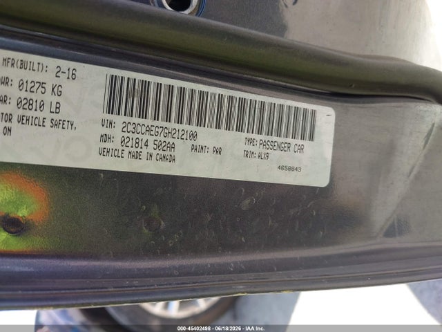 Aukcja sprzedaży 2016 Chrysler 300c, vin: 2C3CCAEG7GH212100, numer aukcji: 45402498