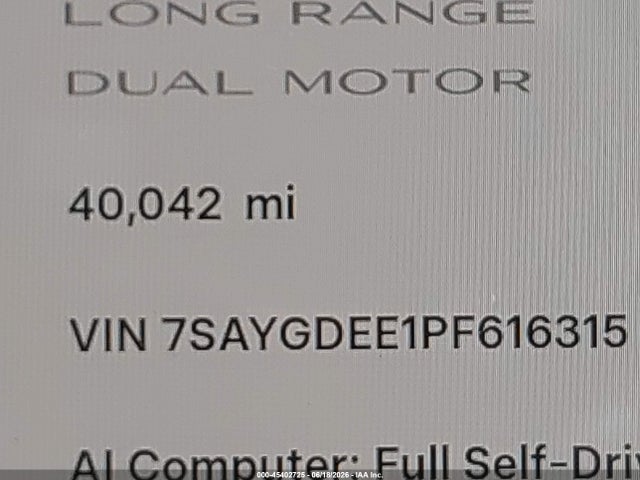 Tesla Model Y 2023 7SAYGDEE1PF616315 Image 14
