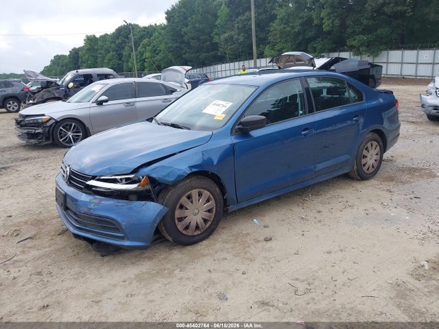 2015 Volkswagen Jetta 2.0l S მანქანა იყიდება აუქციონზე, vin: 3VW2K7AJ3FM279725, აუქციონის ნომერი: 45402764