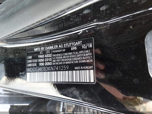 Mercedes-Benz CLA 250 2019 WDDSJ4EB3KN741259 Image 9