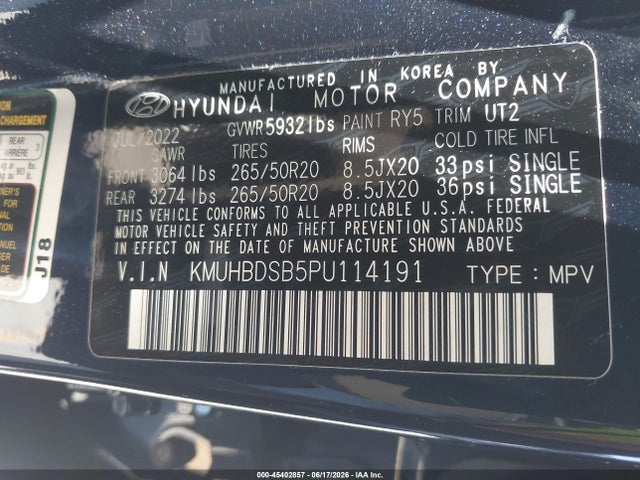 Genesis Gv80 2.5t Awd 2023 KMUHBDSB5PU114191 Image 9