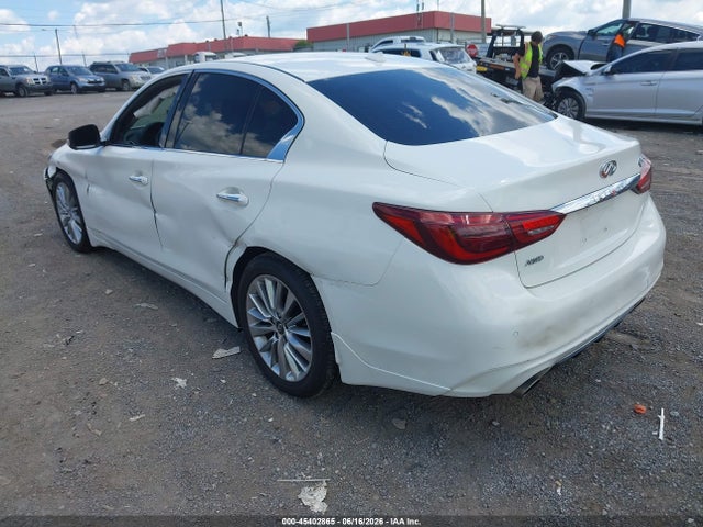 Продаж на аукціоні авто 2021 Infiniti Q50 Luxe Awd, vin: JN1EV7BR2MM750223, номер лоту: 45402865