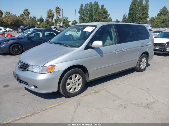 2002 Honda Odyssey Ex მანქანა იყიდება აუქციონზე, vin: 2HKRL18602H533243, აუქციონის ნომერი: 45402920