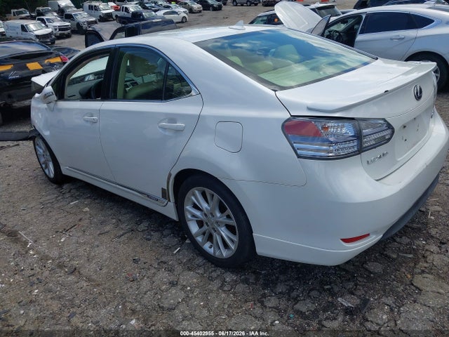 2010 Lexus Hs 250h Premium მანქანა იყიდება აუქციონზე, vin: JTHBB1BA2A2026375, აუქციონის ნომერი: 45402955