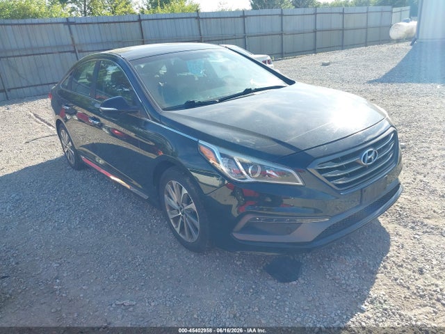 2015 Hyundai Sonata Sport მანქანა იყიდება აუქციონზე, vin: 5NPE34AF8FH092512, აუქციონის ნომერი: 45402958