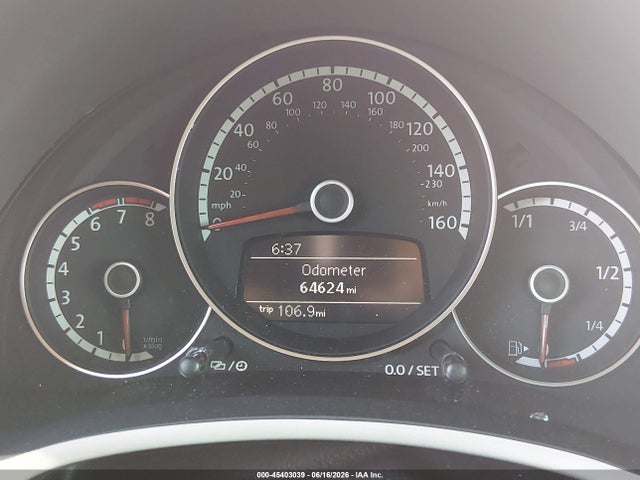 Продажа на аукционе авто 2016 Volkswagen Beetle 1.8t Se, vin: 3VWJ17AT2GM615933, номер лота: 45403039