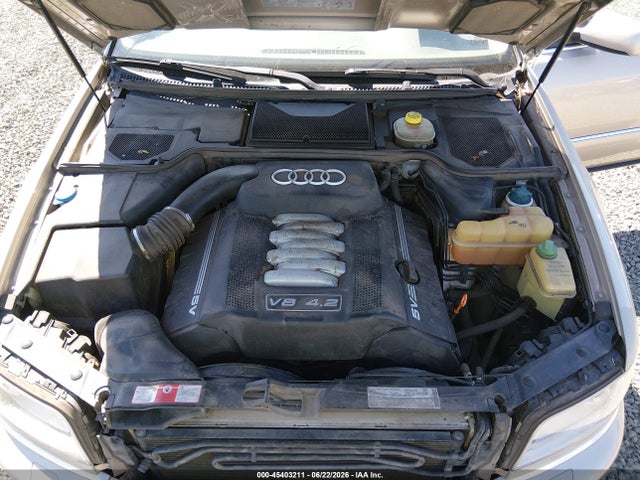 Aukcja sprzedaży 2001 Audi A8 4.2, vin: WAUML54D71N002798, numer aukcji: 45403211