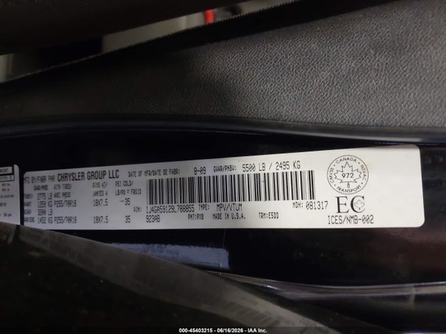 Aukcja sprzedaży 2009 Jeep Wrangler Unlimited Sahara, vin: 1J4GA59129L788855, numer aukcji: 45403215