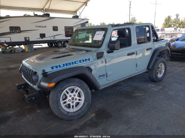 2024 Jeep Wrangler 4xe Rubicon 4xe მანქანა იყიდება აუქციონზე, vin: 1C4RJXR69RW295095, აუქციონის ნომერი: 45403311