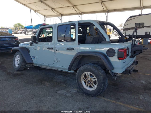 2024 Jeep Wrangler 4xe Rubicon 4xe მანქანა იყიდება აუქციონზე, vin: 1C4RJXR69RW295095, აუქციონის ნომერი: 45403311