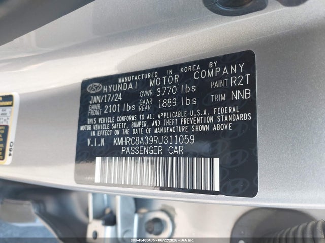 Hyundai Venue Sel 2024 KMHRC8A39RU311059 Image 9
