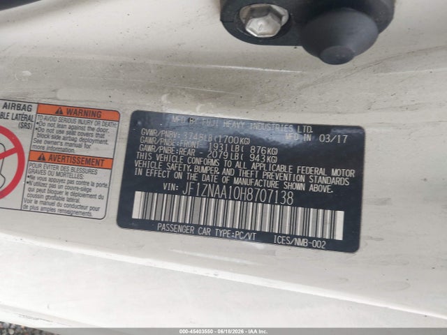 Toyota 86 2017 JF1ZNAA10H8707138 Image 9