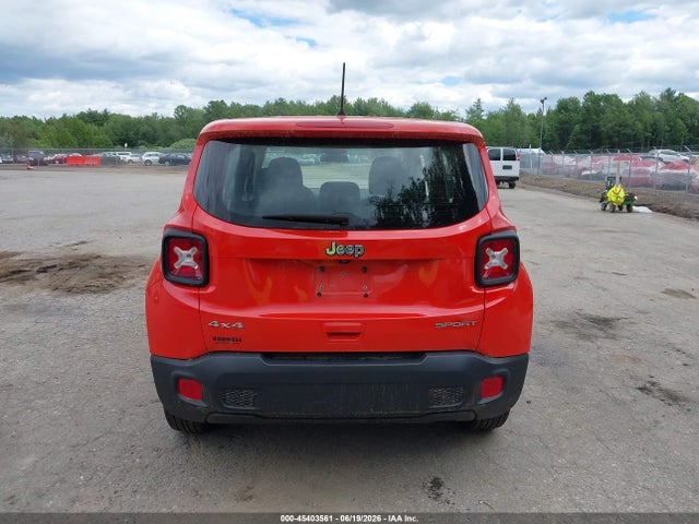 45403561 :رقم المزاد ، ZACCJBAB6JPJ06161 vin ، 2018 Jeep Renegade Sport 4x4 مزاد بيع