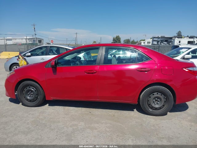 45403667 :رقم المزاد ، 5YFBURHE1GP519012 vin ، 2016 Toyota Corolla Le مزاد بيع