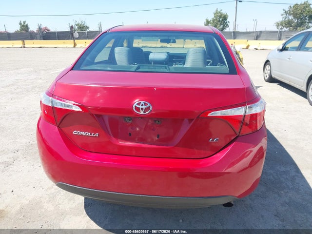 45403667 :رقم المزاد ، 5YFBURHE1GP519012 vin ، 2016 Toyota Corolla Le مزاد بيع